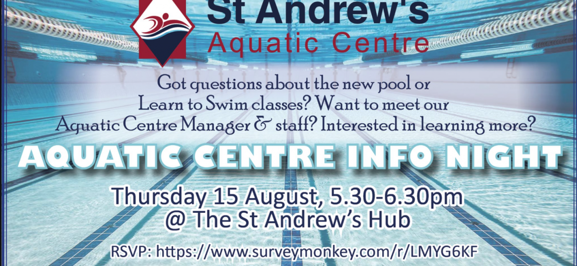 St Andrews Aquatic Centre Opening Night